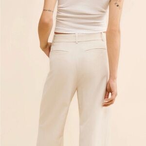 Madewell Cream Wide Leg Pants